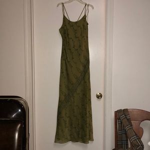 Beautiful green floral dress